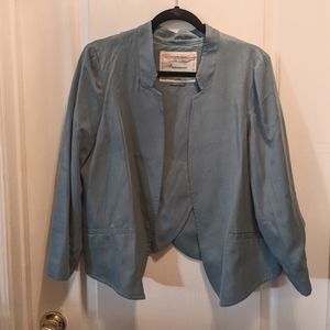Anthropologie Cartonnier Blue Blazer, Sz 14